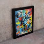 Multi Colors Flowers Painting Art 02