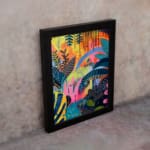 Multi Colors Flowers Painting Art 02