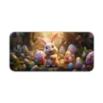 Creative Bunny Vector Design Desk Pad 2