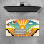 Creative Butterfly Vector Design Desk Pad 3
