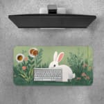 Creative Bunny Vector Design Desk Pad 5