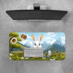 Creative Bunny Vector Design Desk Pad 3