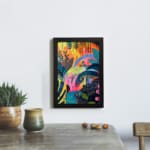 Multi Colors Flowers Painting Art 03