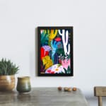 Multi Colors Flowers Painting Art 03