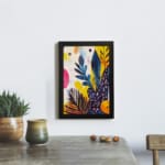 Multi Colors Flowers Painting Art 03