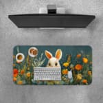 Creative Bunny Vector Design Desk Pad 3