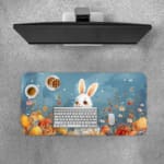 Creative Bunny Vector Design Desk Pad 3
