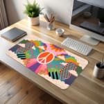 Creative Butterfly Vector Design Desk Pad 4