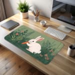 Creative Bunny Vector Design Desk Pad 3