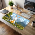 Creative Bunny Vector Design Desk Pad 4