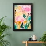 Multi Colors Flowers Painting Art 04