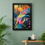 Multi Colors Flowers Painting Art 04