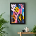 Multi Colors Flowers Painting Art 04