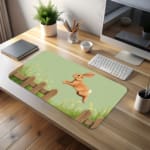 Creative Bunny Vector Design Desk Pad 4