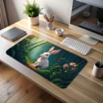 Creative Bunny Vector Design Desk Pad 4