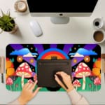 Creative Butterfly Vector Design Desk Pad 5