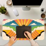 Creative Butterfly Vector Design Desk Pad 5