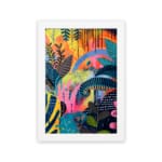 Multi Colors Flowers Painting Art 05