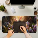 Creative Bunny Vector Design Desk Pad 5