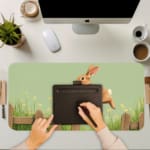 Creative Bunny Vector Design Desk Pad 5