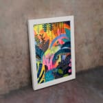 Multi Colors Flowers Painting Art 06