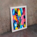 Multi Colors Flowers Painting Art 06