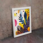 Multi Colors Flowers Painting Art 06