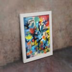 Multi Colors Flowers Painting Art 06