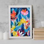 Colorful Flowers Painting Art 7