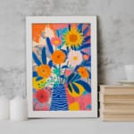 Colorful Flowers Painting Art 7