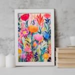 Colorful Flowers Painting Art 7