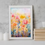 Colorful Flowers Painting Art 7