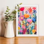 Colorful Flowers Painting Art 8