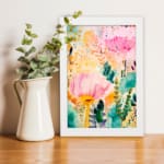 Multi Colors Flowers Painting Art 08