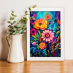Colorful Flowers Painting Art 8
