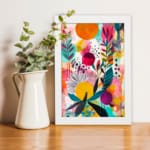 Colorful Flowers Painting Art 8
