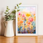 Colorful Flowers Painting Art 8