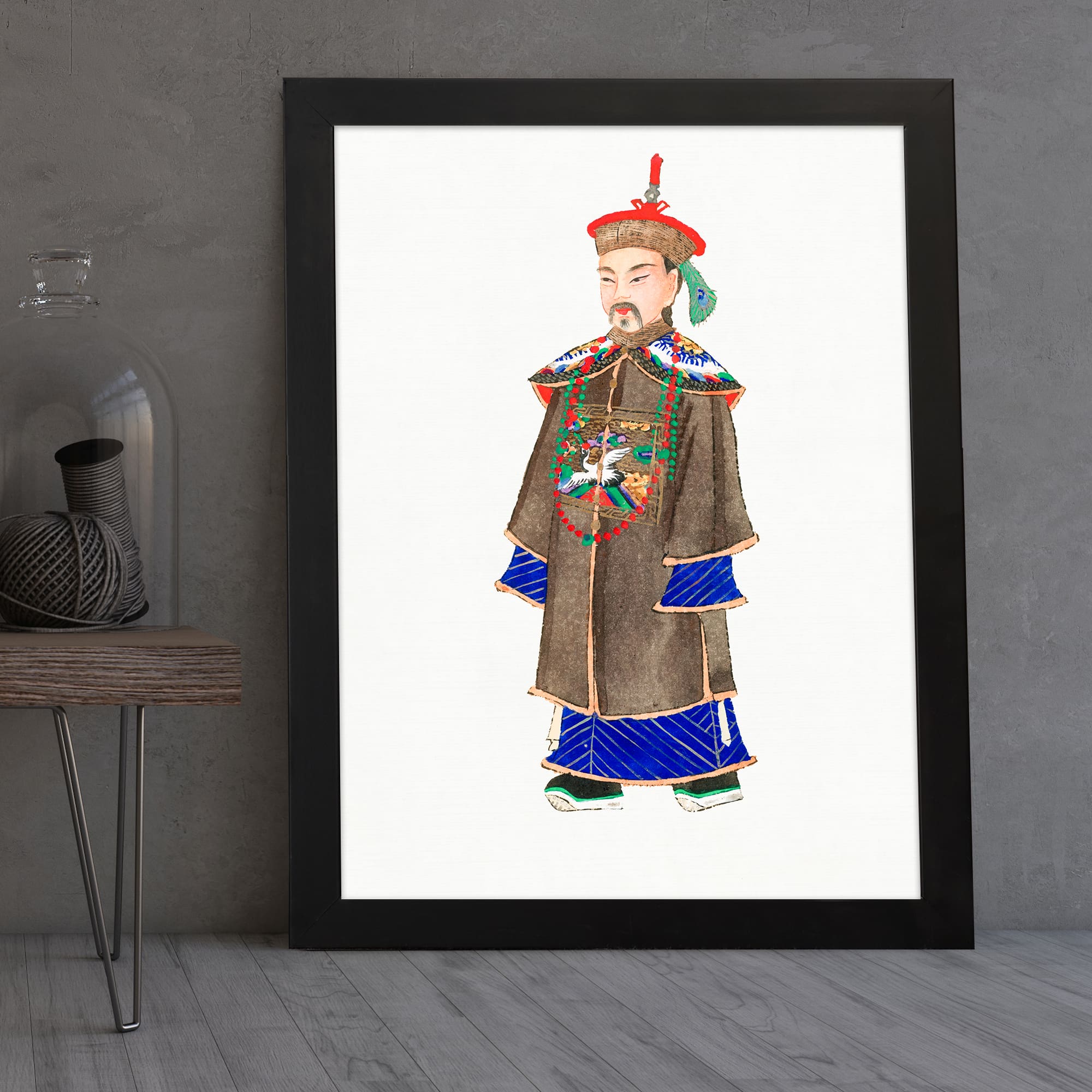 Chinese court robe, men's official clothing. 03