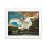 Threatened swan (1650) by Jan Asselijn. Original public domain image from the Rijksmuseum. 04