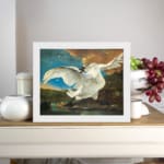 Threatened swan (1650) by Jan Asselijn. Original public domain image from the Rijksmuseum. 06