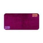 Infidu deep magenta desk pad with motivational Effort Love Effort quote in yellow and purple text
