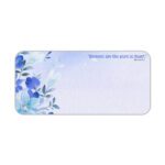Infidu desk pad with lavender gradient, floral art, and Matthew 5:8 quote for a peaceful, inspirational workspace.