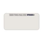 Infidu beige desk pad with motivational quote "HARD TIMES PASS STAY STRONG" and bold purple accent on a clean white background