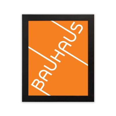 Infidu Bauhaus Typography Wall Art Minimalist Design - bha125