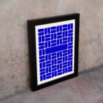 Abstract Bauhaus Wall Art with Bold Geometry 07