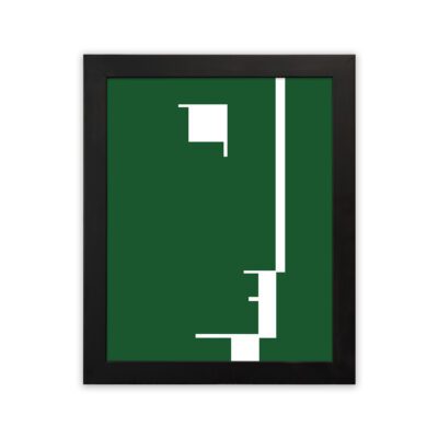 Infidu Minimal Linear Portrait Print Modern Abstract Wall Art - Bauhaus Wall Art - bha689