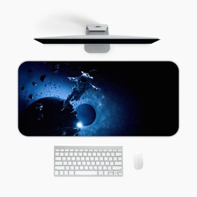 Infidu Astronaut Deep Space Desk Mat Dark Galaxy Design - mpd995