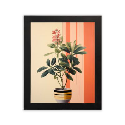 Infidu Potted Plant Wall Art Aesthetic Framed Home Decor - Kotart Aesthetic Modern Art - kma18