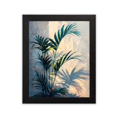 Infidu Tropical Palm Shadow Wall Art Modern Frame - Kotart Aesthetic Modern Art - kma08